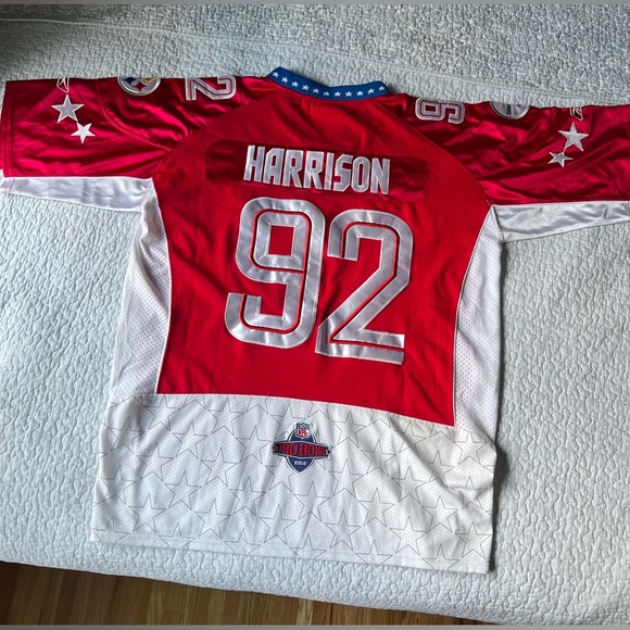 James Harrison 2010 NFL Reebok Pro Bowl Jersey size 54 Steelers - Picture 2 of 4